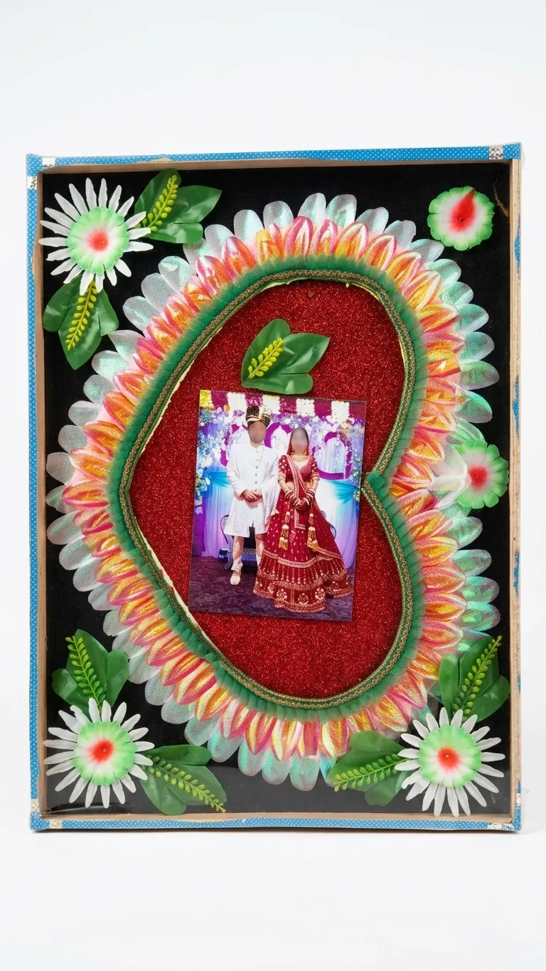 Handmade Birthday Gift Frame in Siwan
