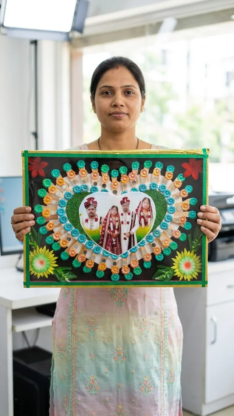 Personalized Handmade Gift Frame Basantpur Siwan